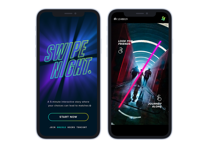 Tinder Introduces Swipe Night In India