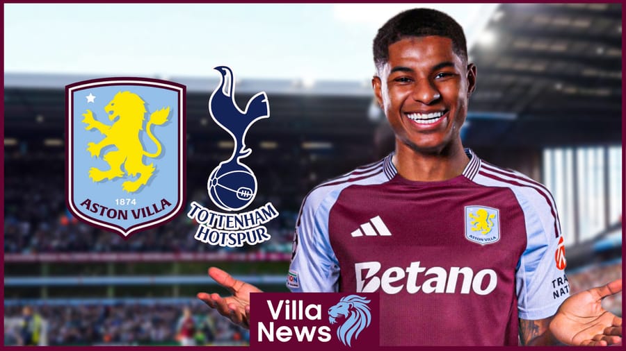 Rashford 'to make Aston Villa debut v Tottenham' as 'headache' claim emerges