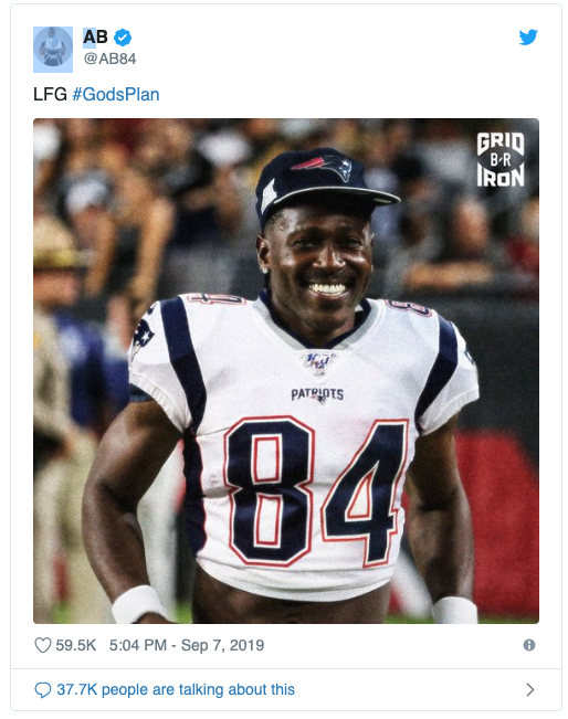 NFL: Antonio Brown signs with New England Patriots