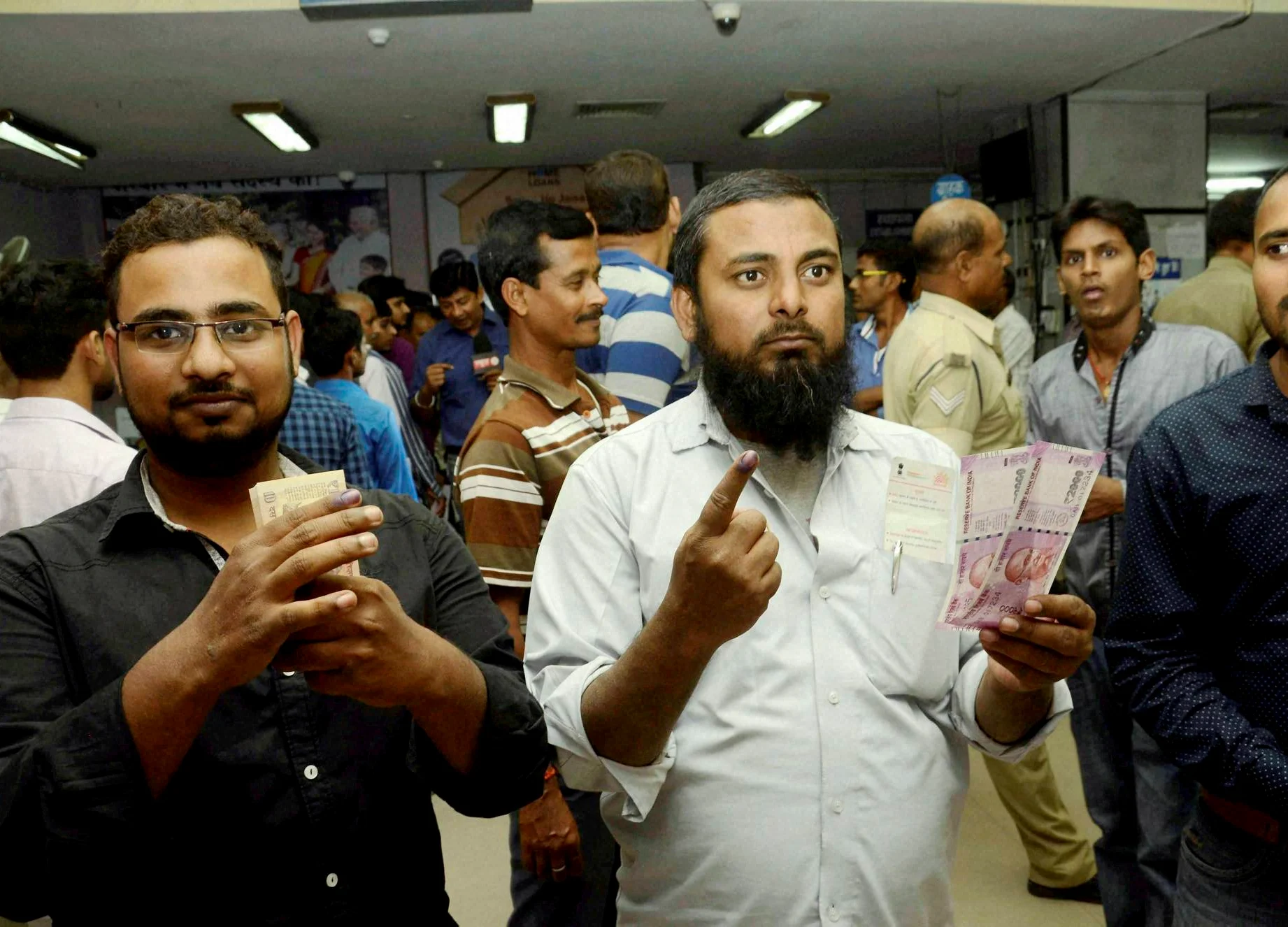 People With Indelible Ink Marks Can Exchange Money Multiple Times With Verification