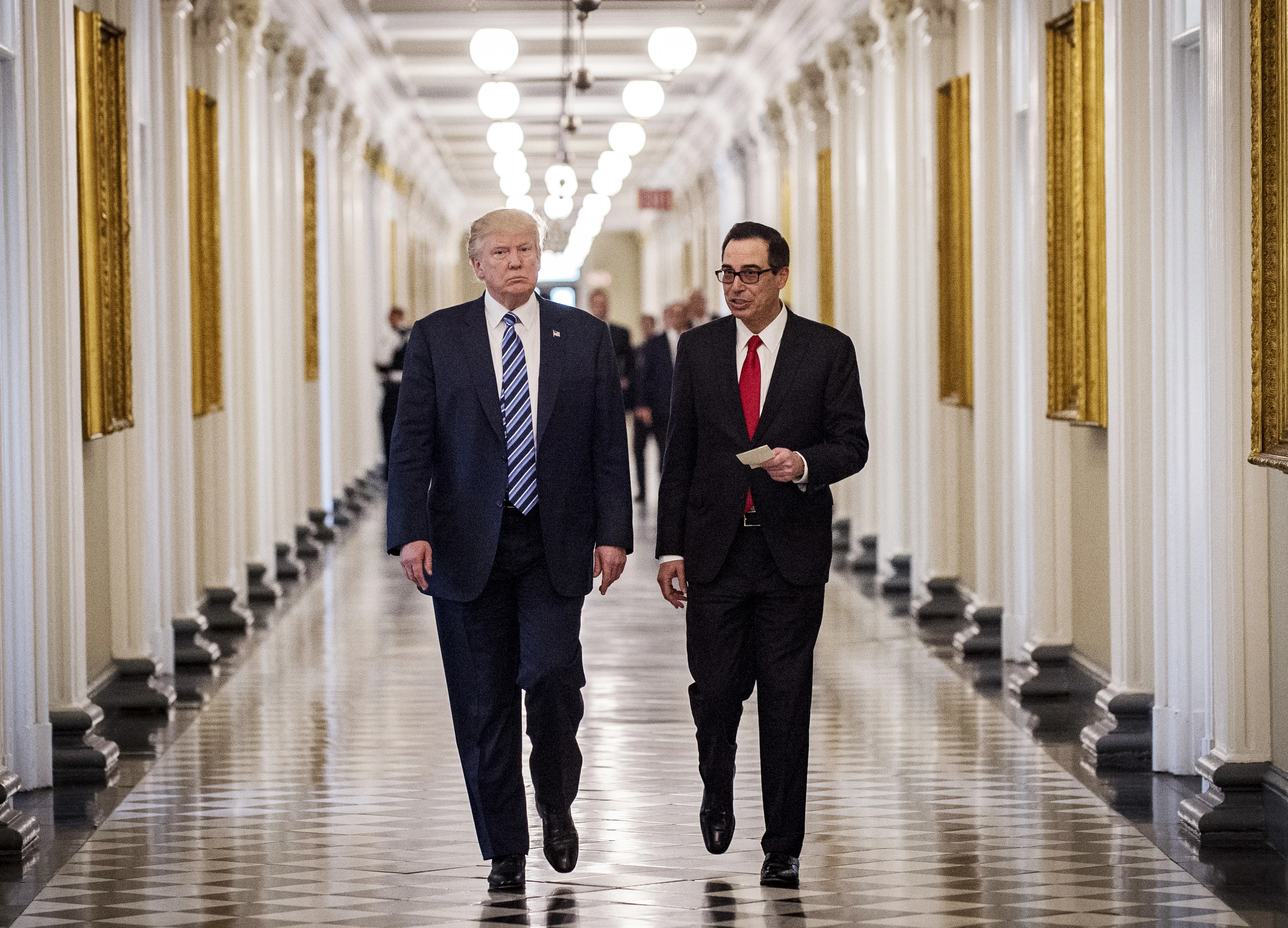 Trump May Ask Mnuchin to Meet Chinese Officials, Conway Says