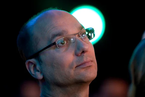 Andy Rubin in Hong Kong, China. (Photographer: Jerome Favre/Bloomberg)