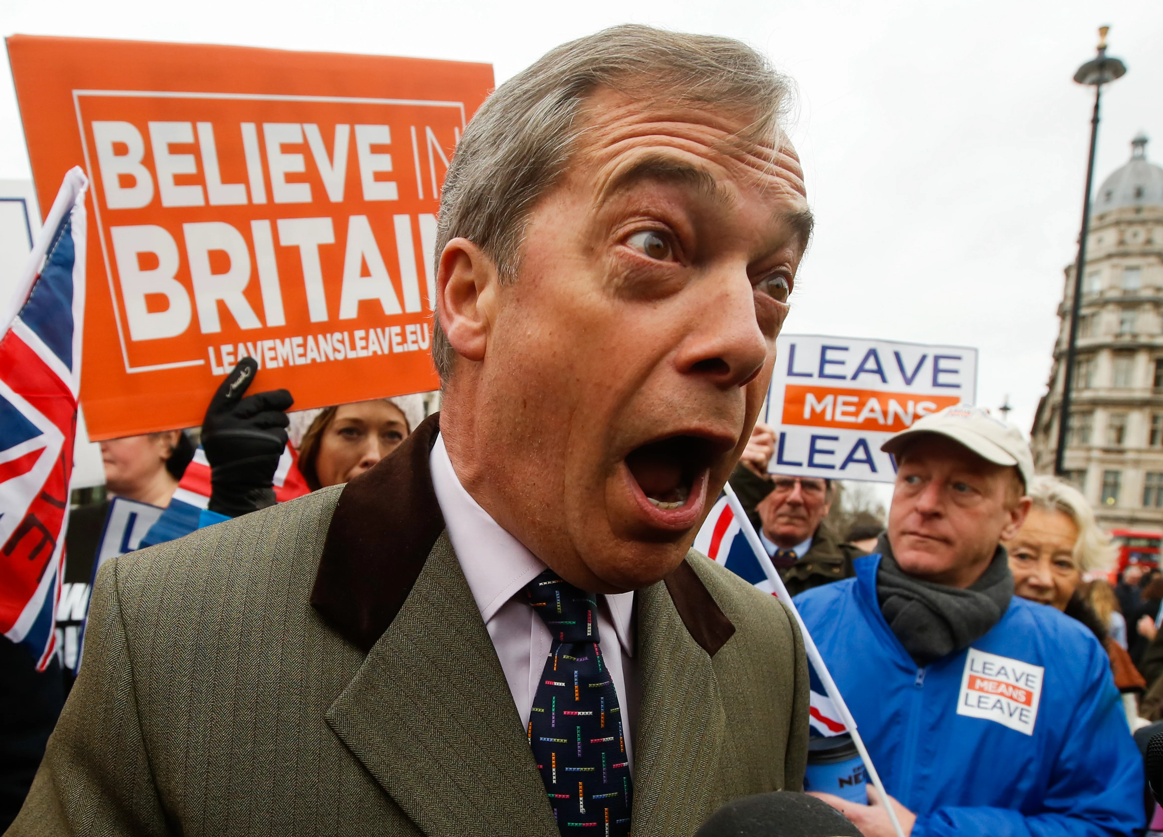 Nigel Farage Won’t Fight Tories in Election Boost for Boris Johnson