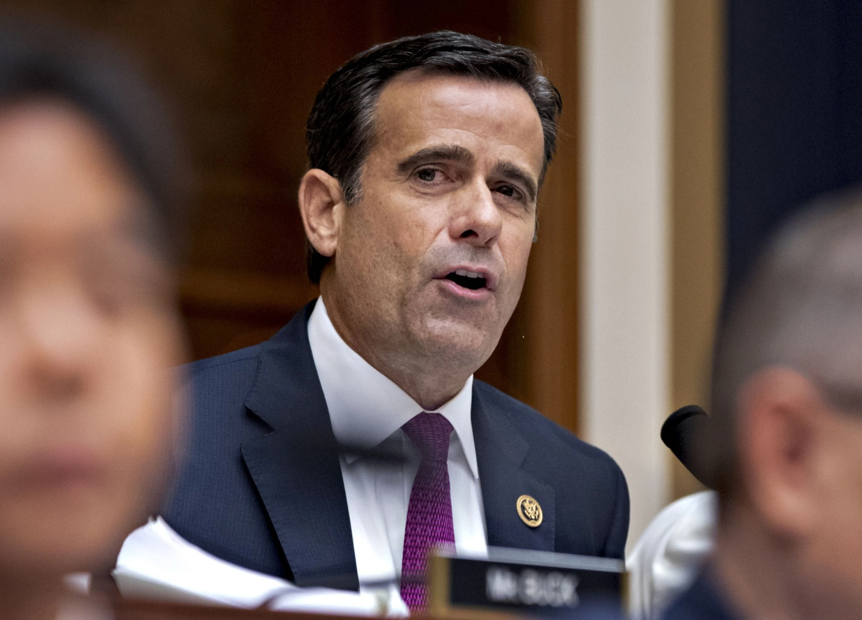 Trump Says He’ll Nominate Loyalist Ratcliffe as Spy Chief