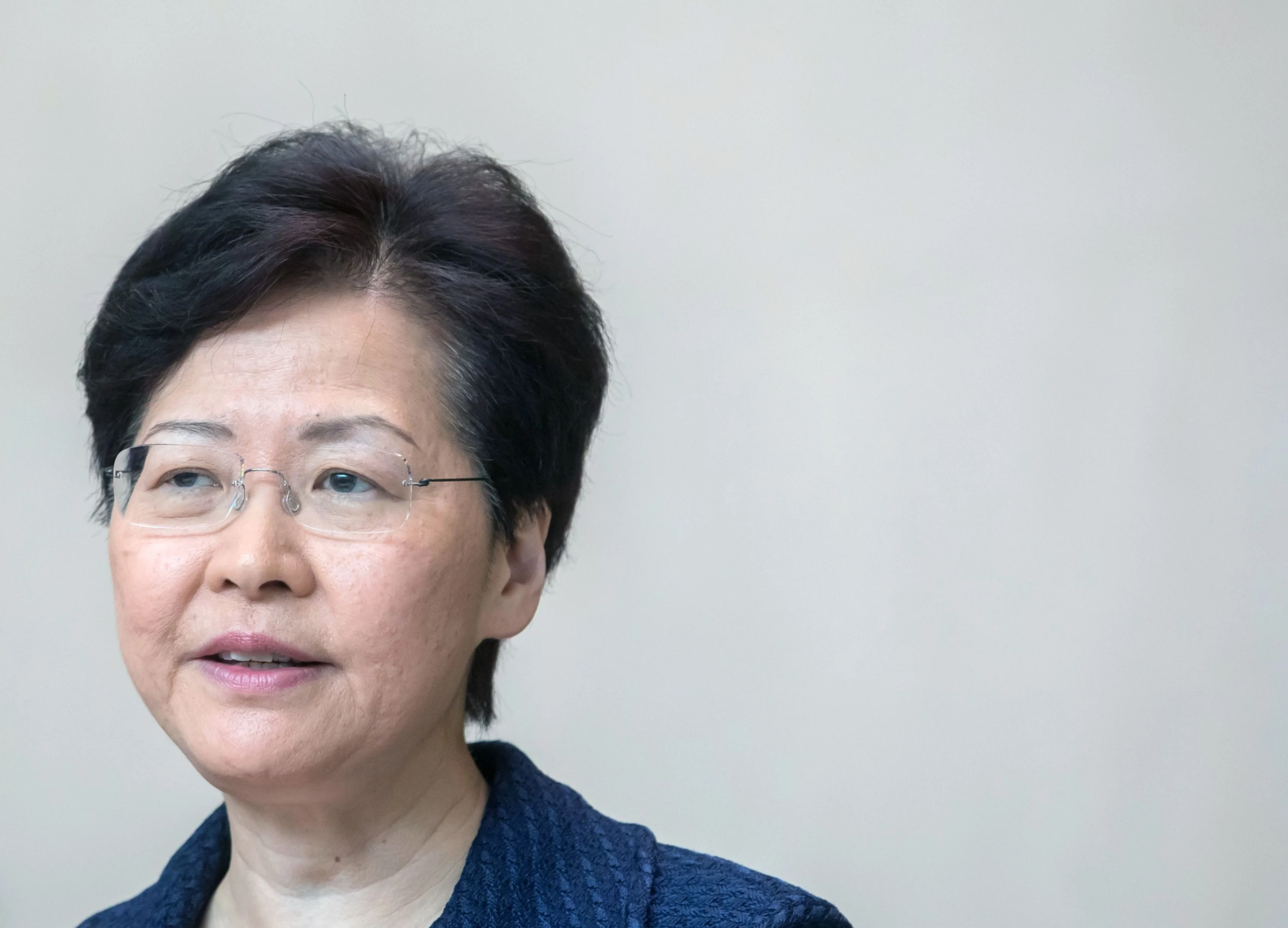 Hong Kong’s Leader Says She Has Never Asked Beijing’s Permission to Resign
