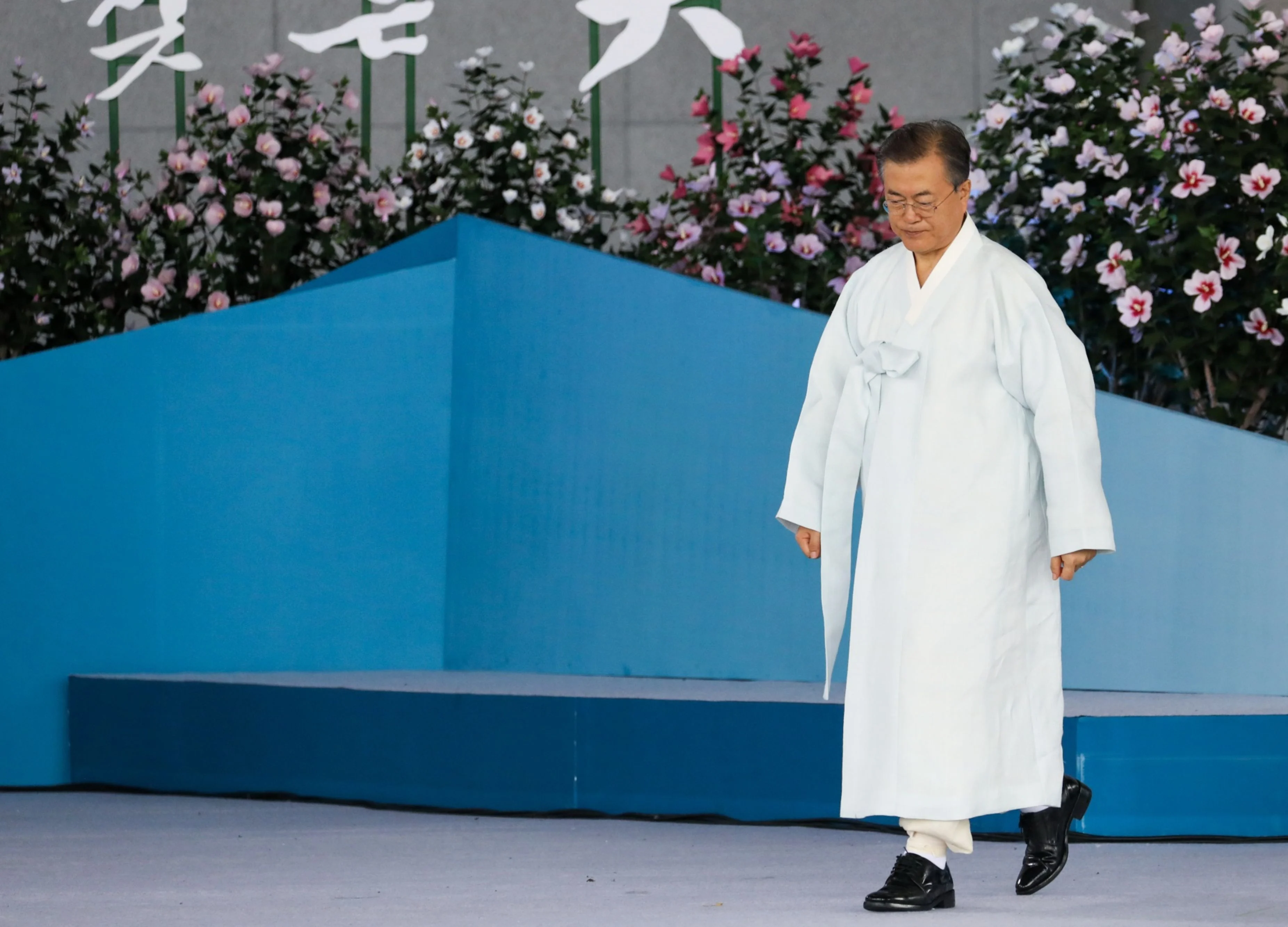 Support for South Korea’s Moon Hits Record Low as Woes Pile Up