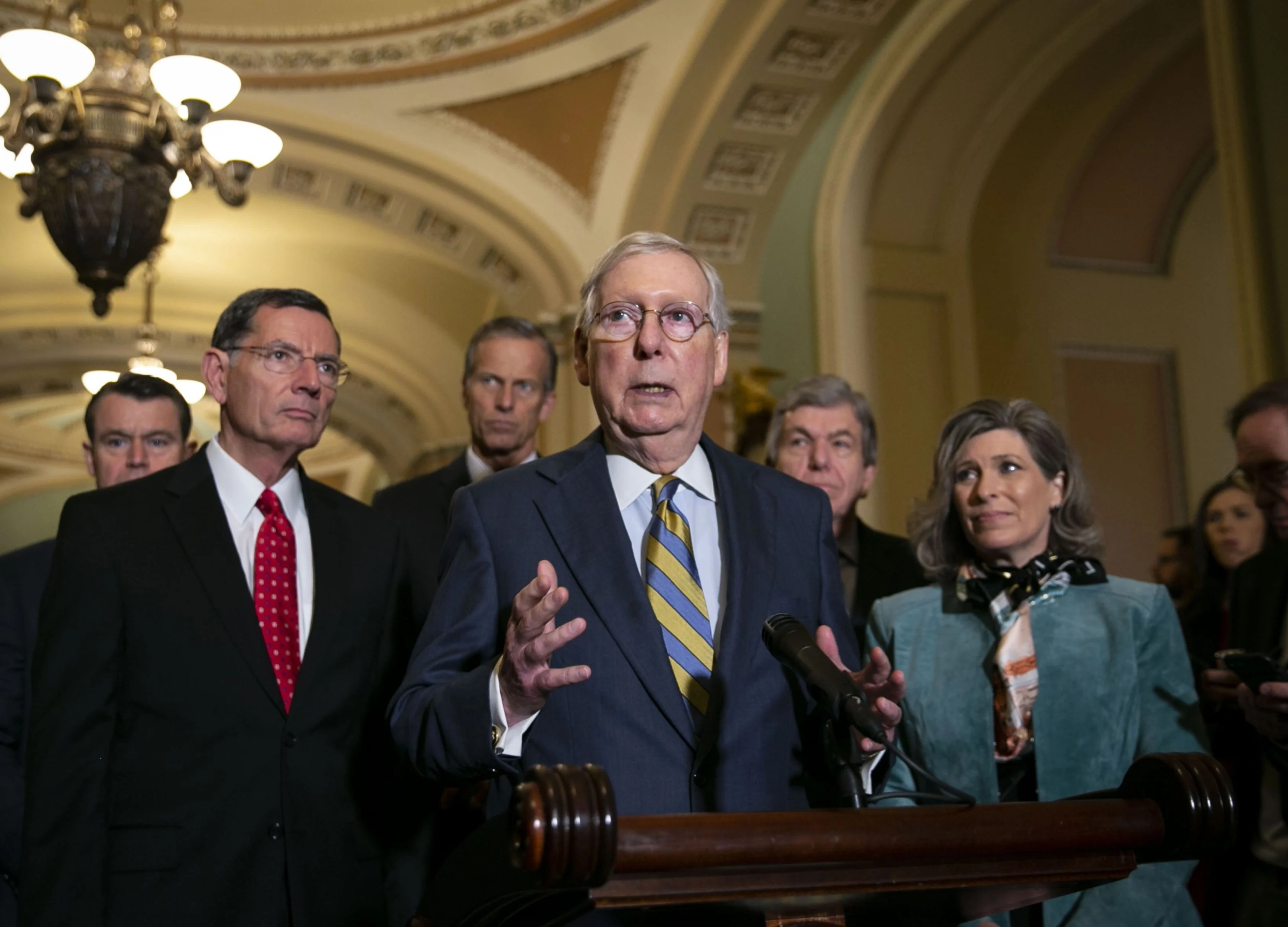 Senate Republicans Hold Back Ahead of Likely Impeachment Trial