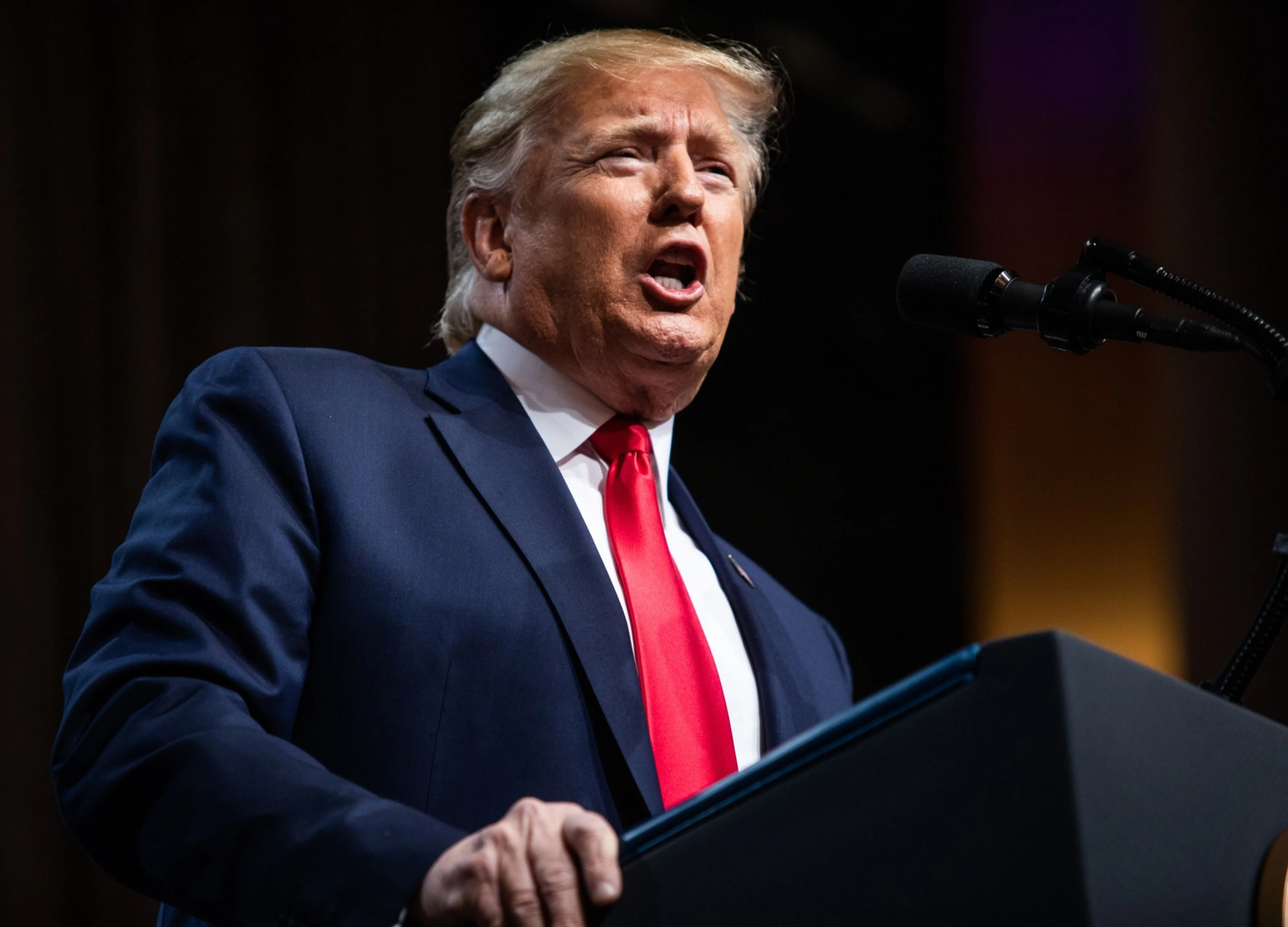 Trump Warns Wall Street His Defeat Would Endanger Market Gains