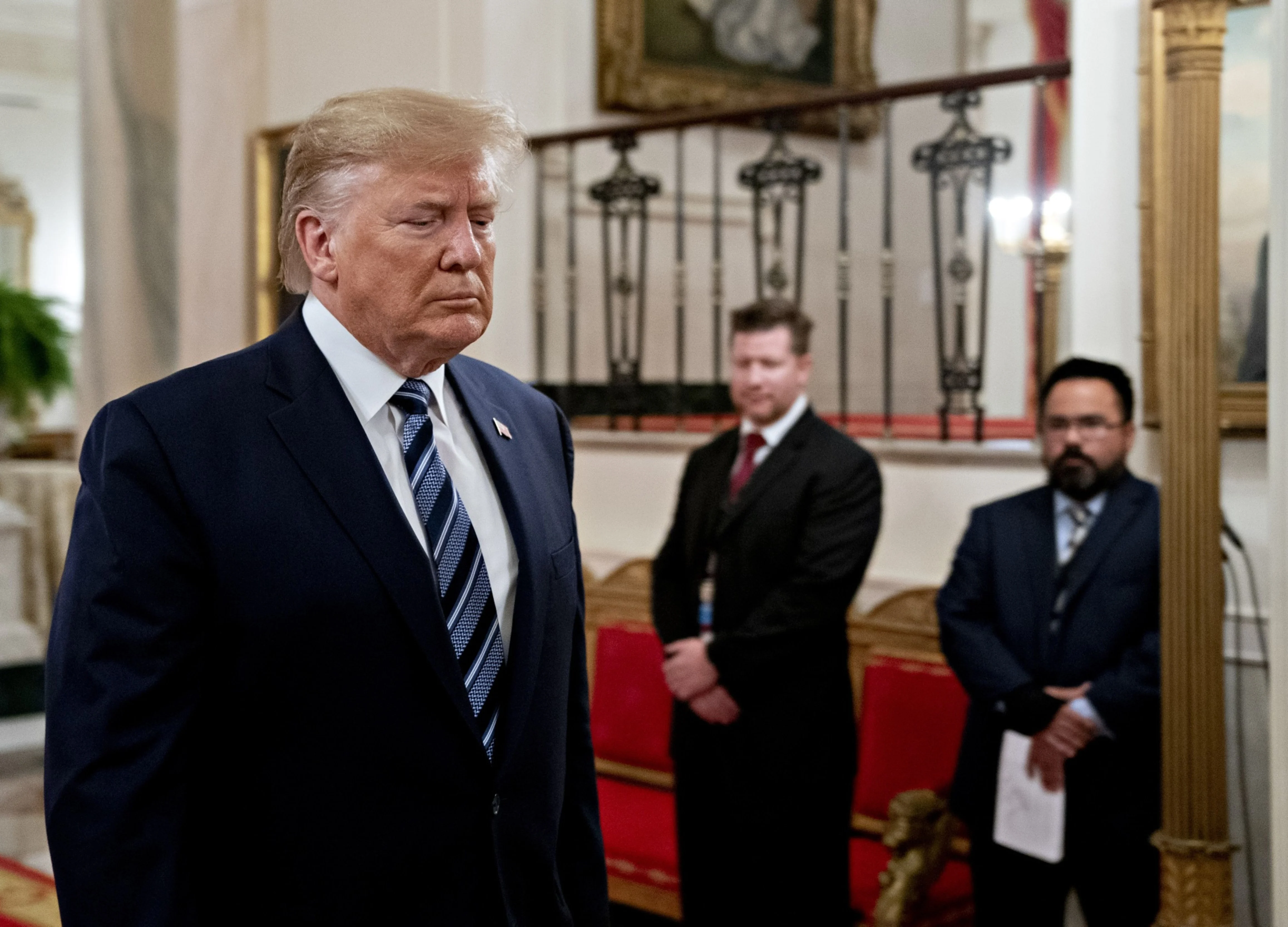 Trump’s Top Aides Clash Over Impeachment as House Probe Expands