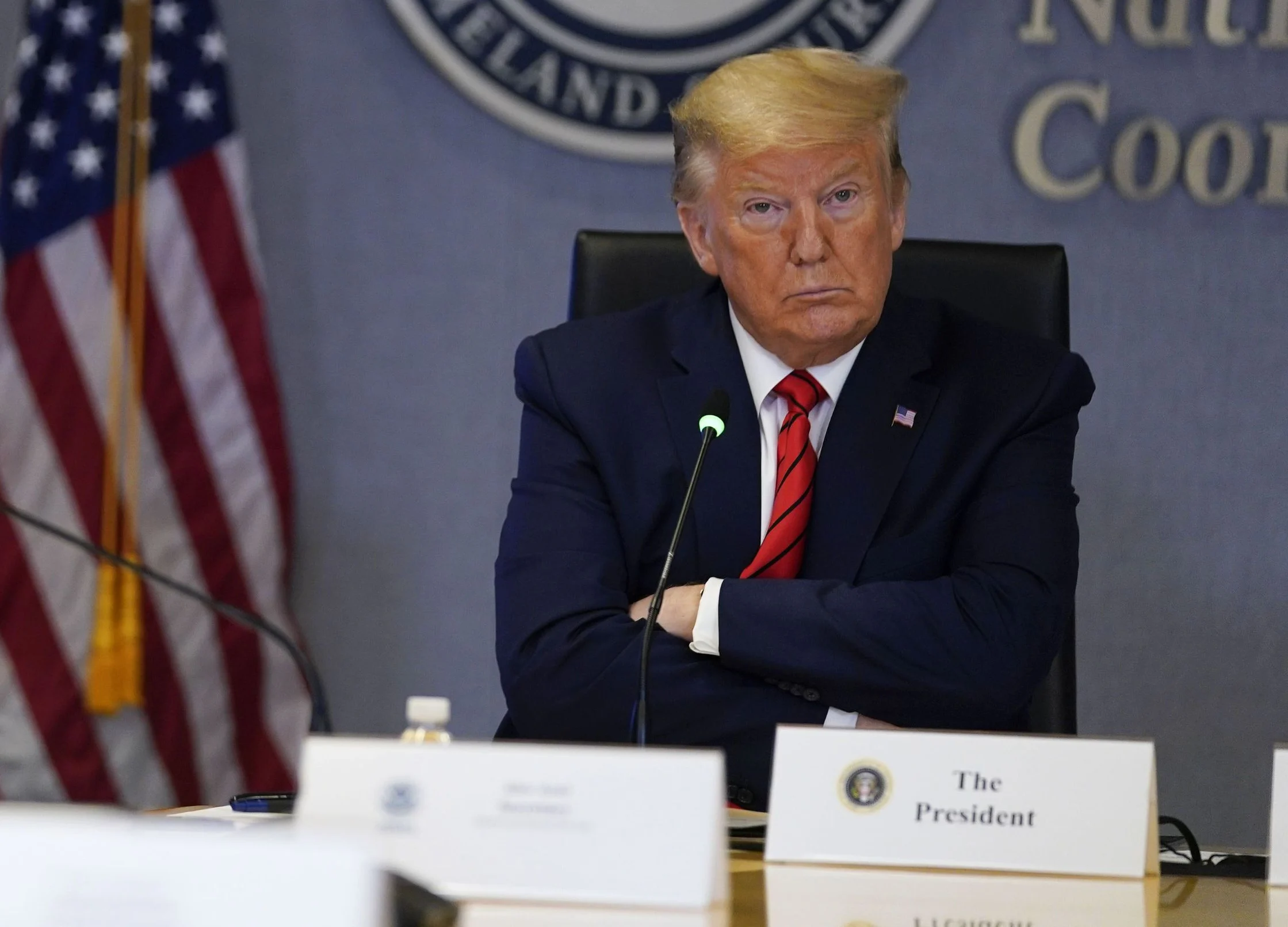 Trump Suggests Americans Shouldn’t Shake Hands -- Ever Again