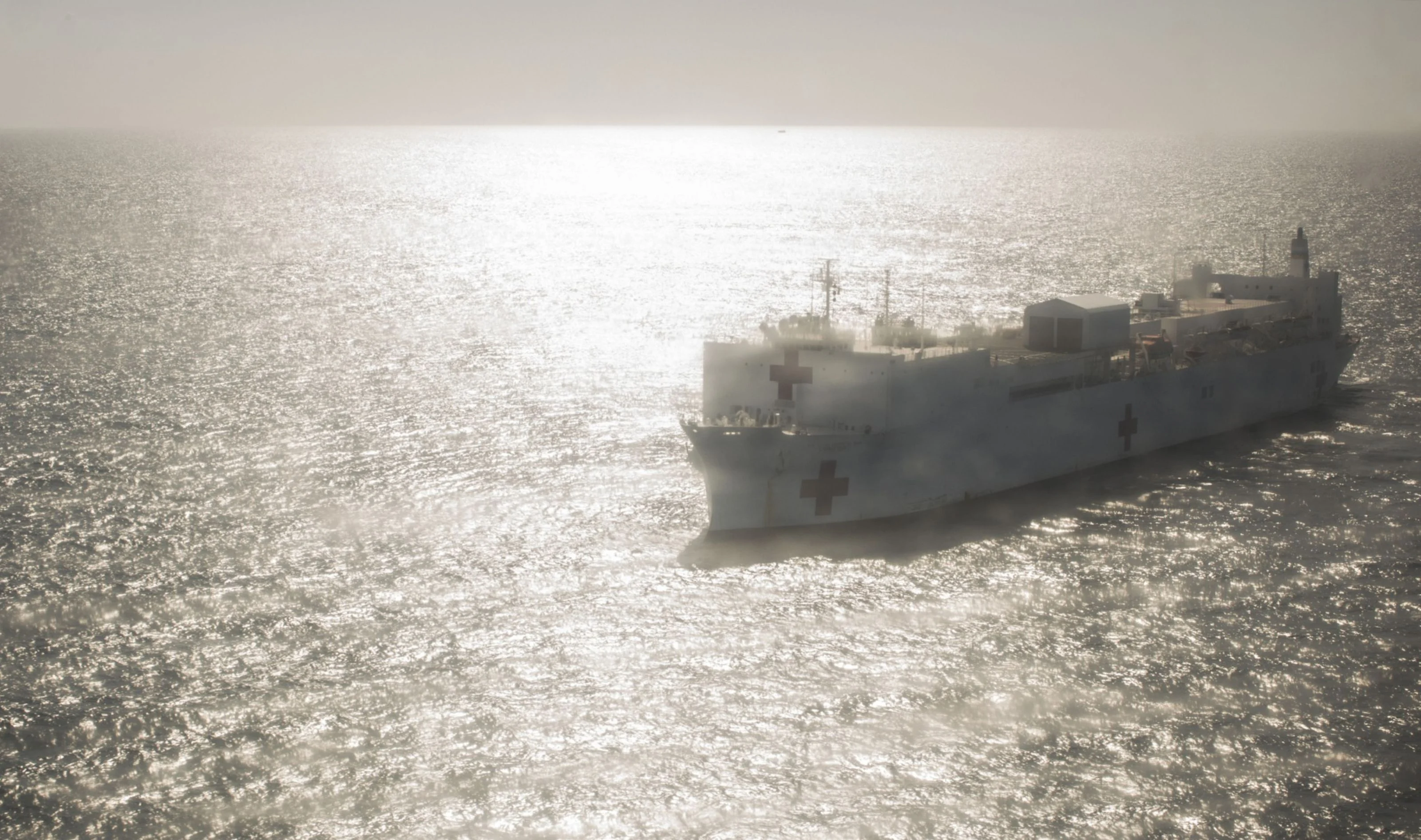 New York Gets Hospital Ship, Seeks Expo Site for Virus Fight