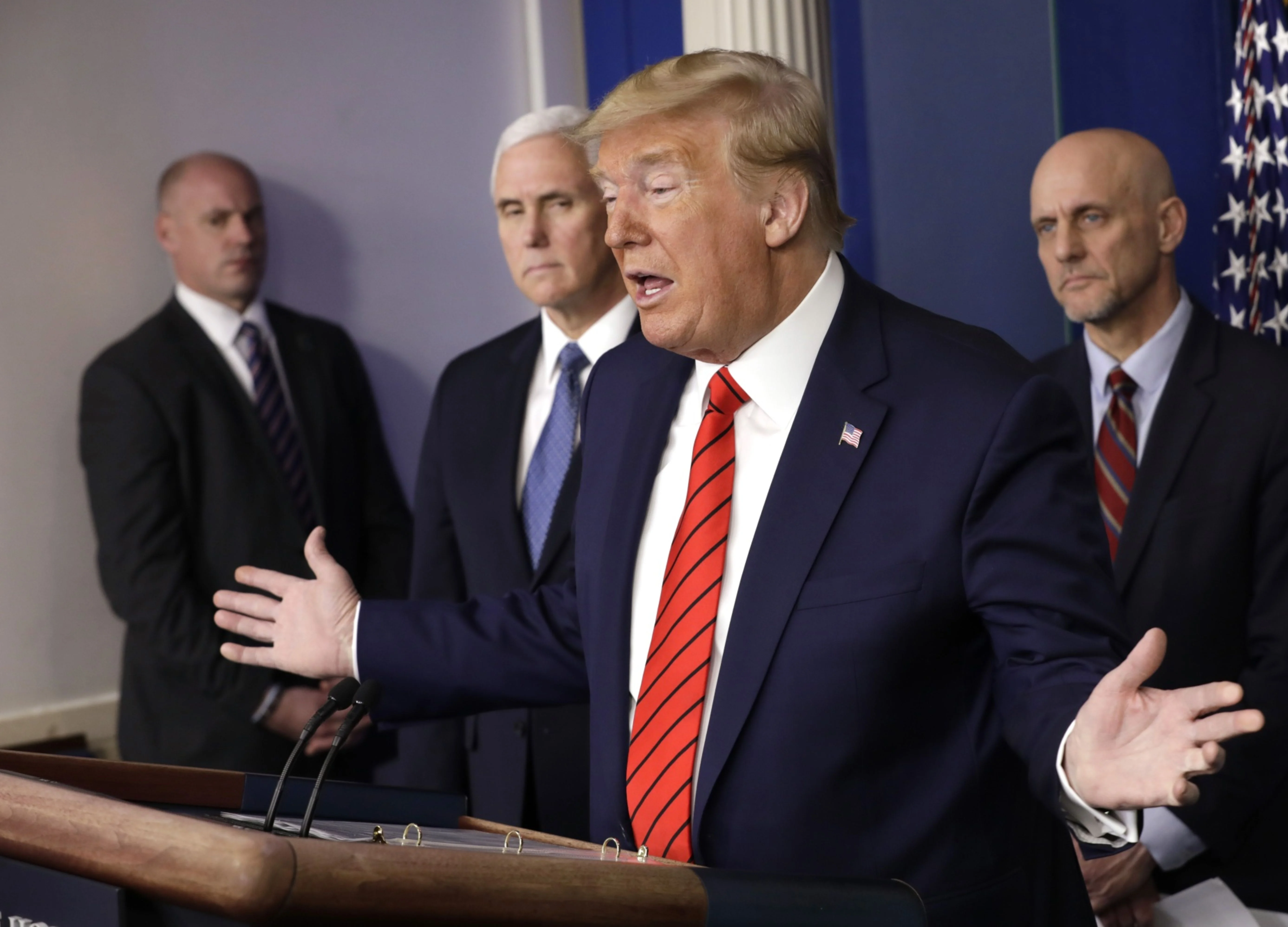 Trump Oversells Breakthroughs in Boasts of U.S. Virus Response