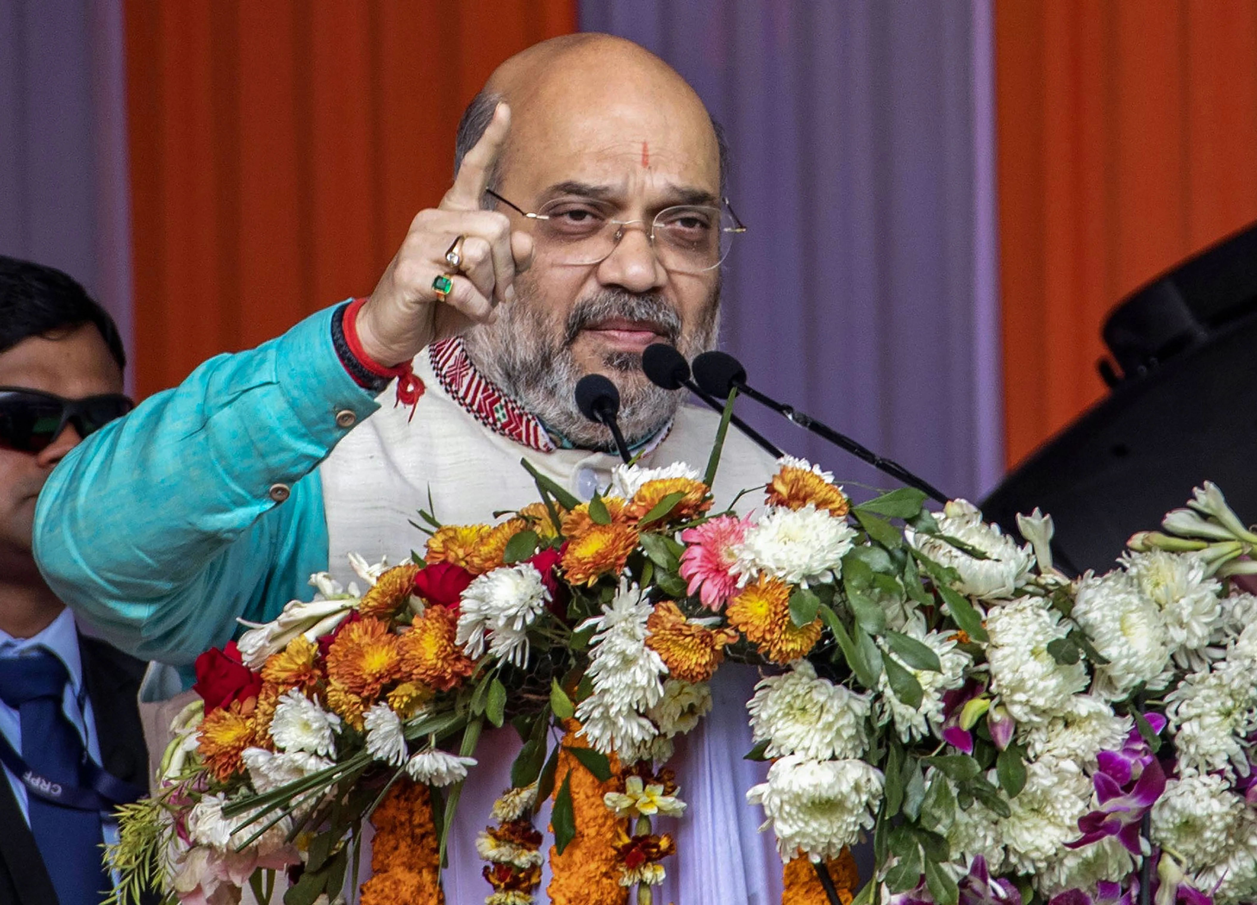 Amit Shah Arrives In Kolkata Amid Anti-CAA Protests