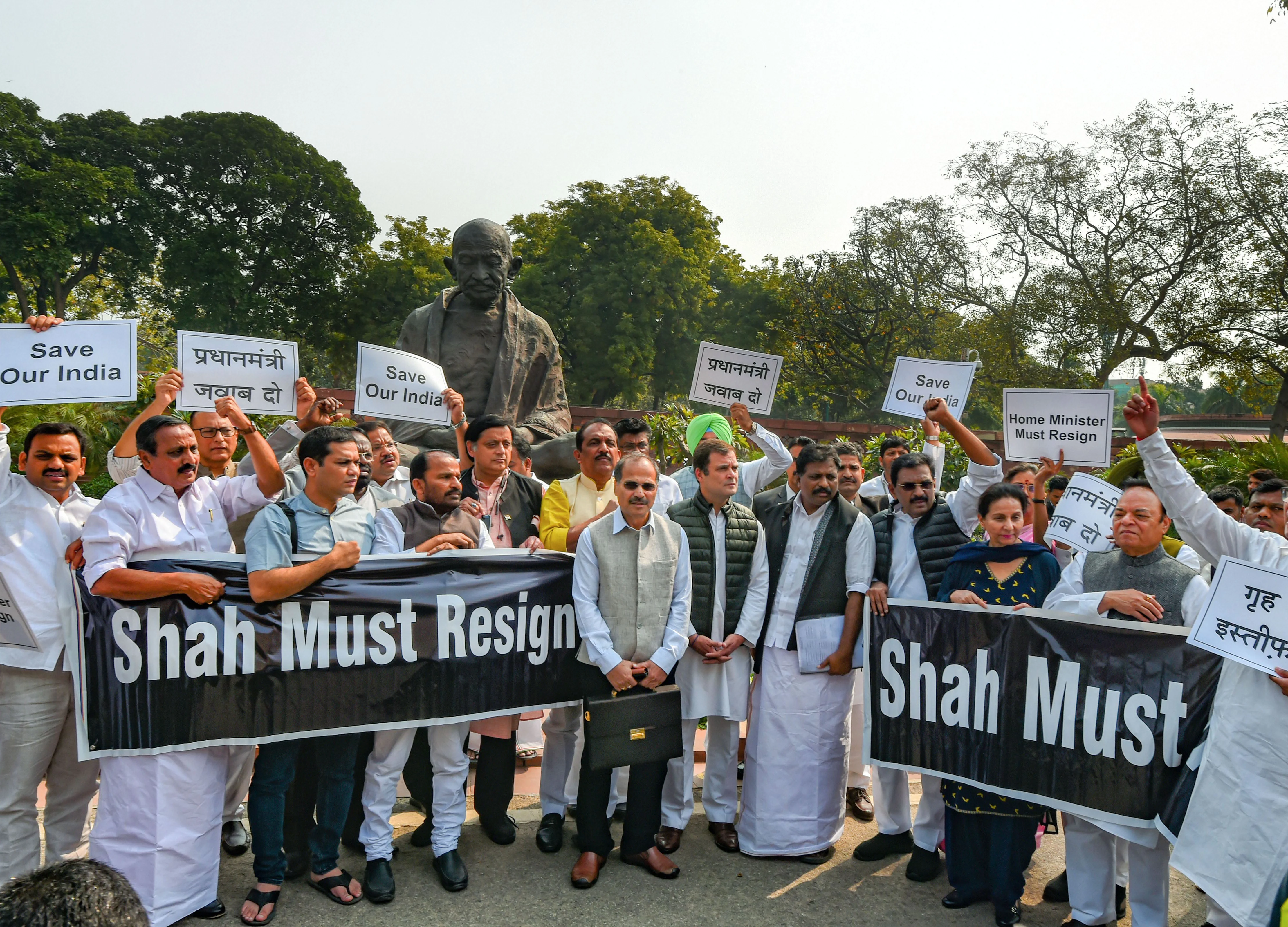 Protests By Opposition Over Delhi Violence Rocks Indian Parliament