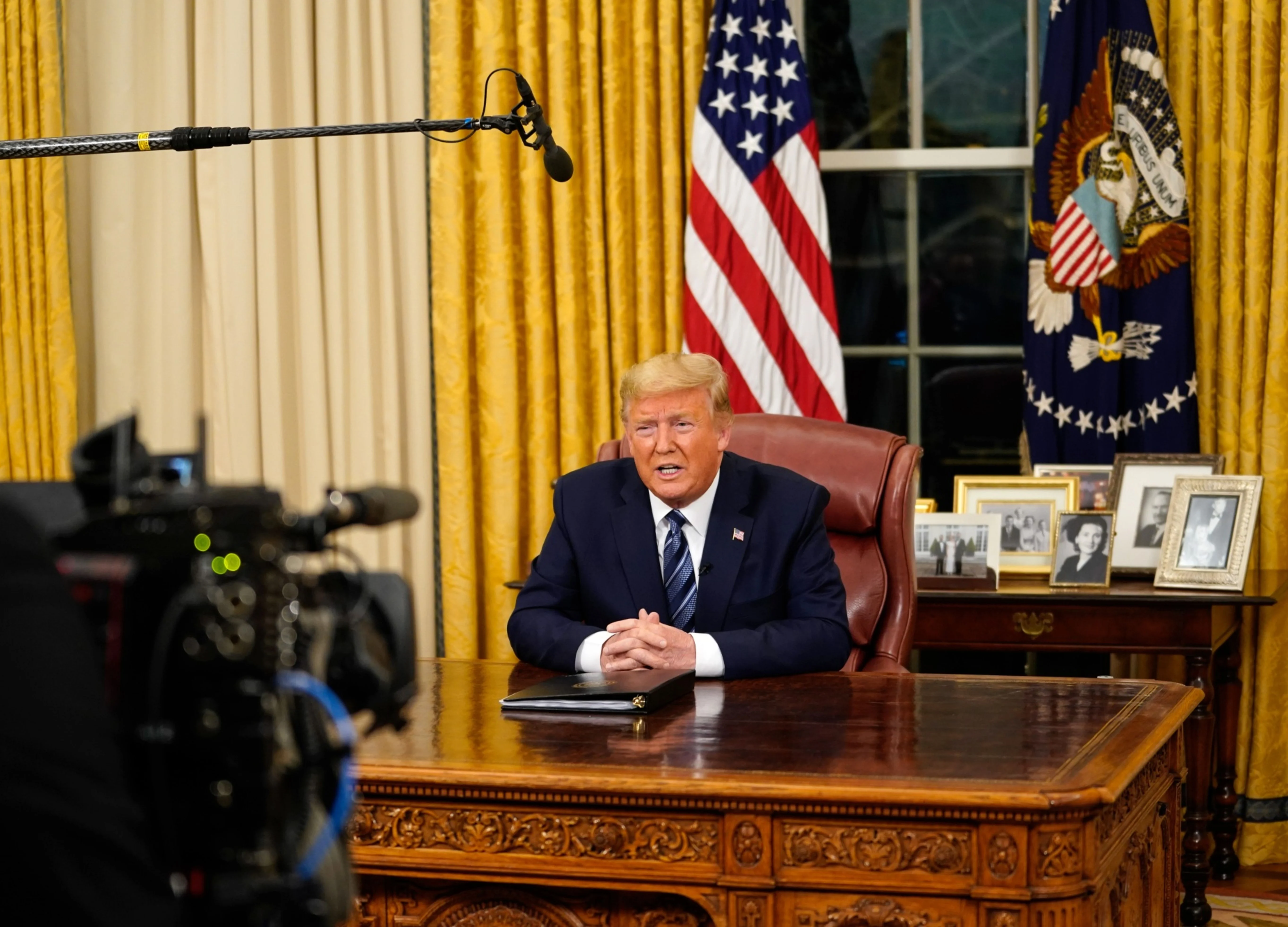 Trump’s Error-Laden ‘Foreign Virus’ Speech Spooks Investors