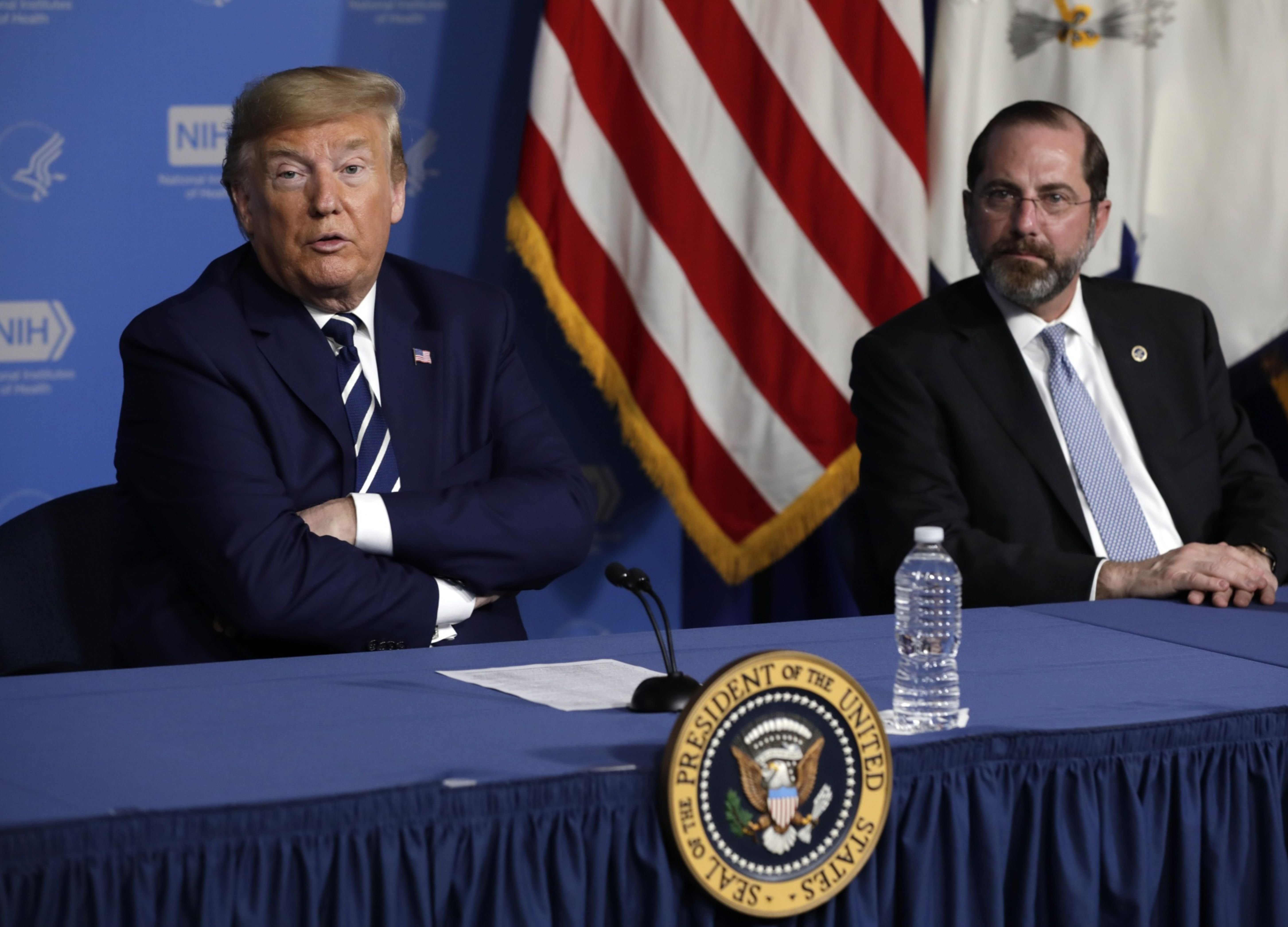 Trump Says ‘We’re Ahead’ of Virus, Spread Isn’t Inevitable