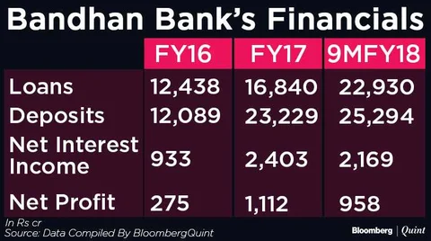 Bandhan bank ipo price to book