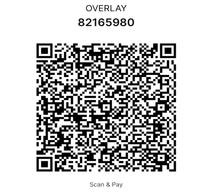 QR Code to pay subscription