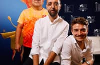 'To the North' star Soliman Cruz, director Mihai Mincan, and cast member Nikolai Becker. Photo courtesy of Pocholo Concepcion