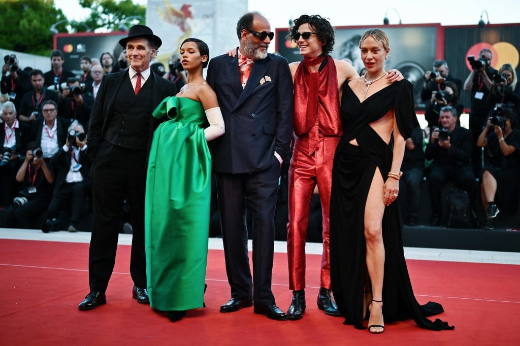 Timothee Chalamet hungry for blood in Venice