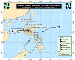 ‘Karding’ moves away from Luzon