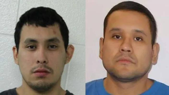 Photos released on 4 September 2022 by the Royal Canadian Mounted Police Saskatchewan show Damien Sanderson and Myles Sanderson, the two suspects in the stabbings in the Saskatchewan province in Canada. (Photo: AFP)