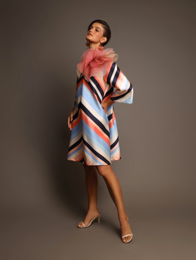 Criselda Lontok Laura Stripe Tent Dress.
