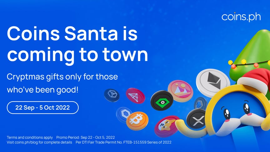Santa brings gifts that promote crypto investments