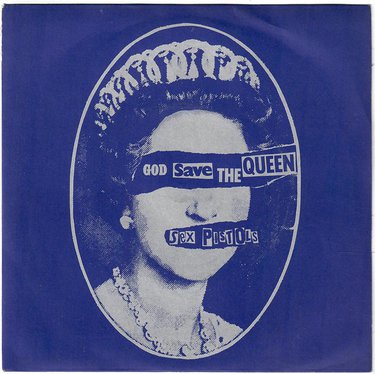 'God Save the Queen' single art sleeve.