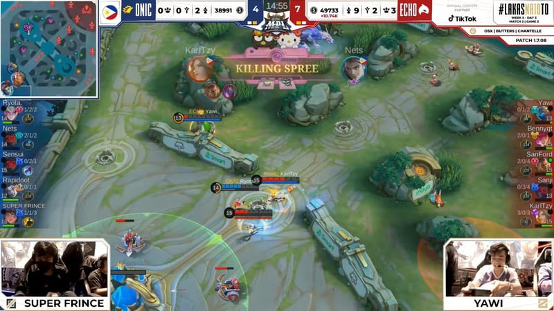ECHO gives ONIC 3rd straight defeat, Bren beats TNC