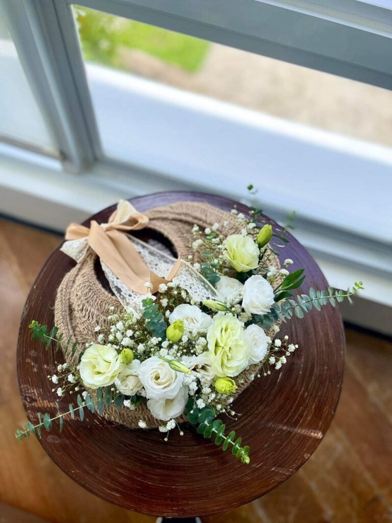 Centerpiece apt for a Filipiniana themed wedding.