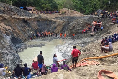 Seven dead in Indonesia mine landslide: district chief