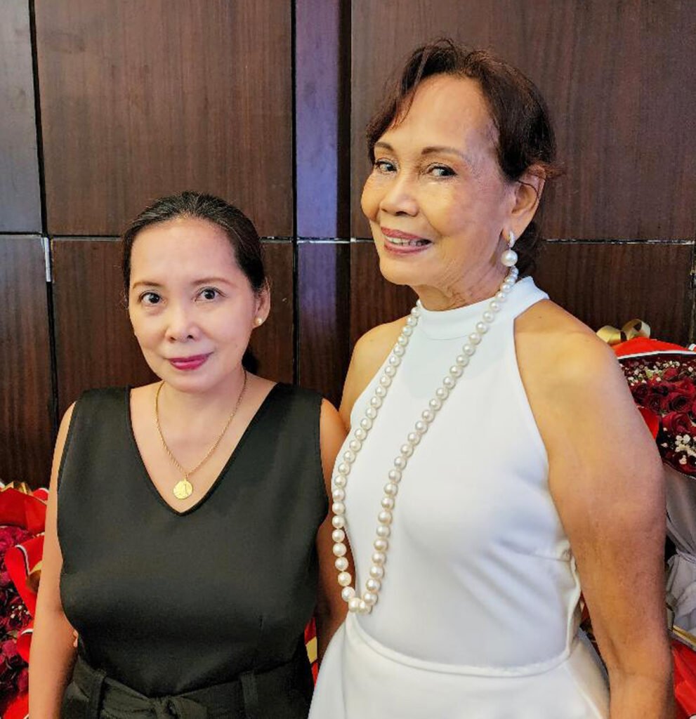 Joy Uy and Tessie Javier.