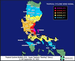 ‘Karding’ maintains strength, endangers Polillo Islands