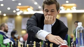 Norway's five-time world champion Magnus Carlsen has openly accused American player Hans Niemann of cheating, writing in a letter published on Twitter: "I believe that Niemann has cheated more -- and more recently -- than he has publicly admitted." (Photo by ARUN SANKAR / AFP)