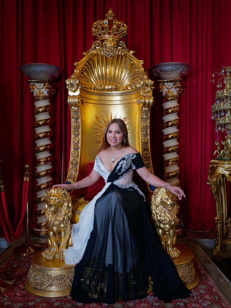 <strong>Photographs by Roy Pelovello for the Daily Tribune</strong><br />Jessie, the queen of her palatial home, sits comfortably on her throne.