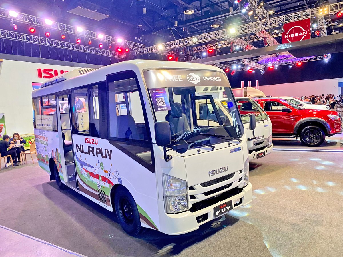 ISUZU presents its commercial vehicles, together with the D-Max and mu-X, during the show.