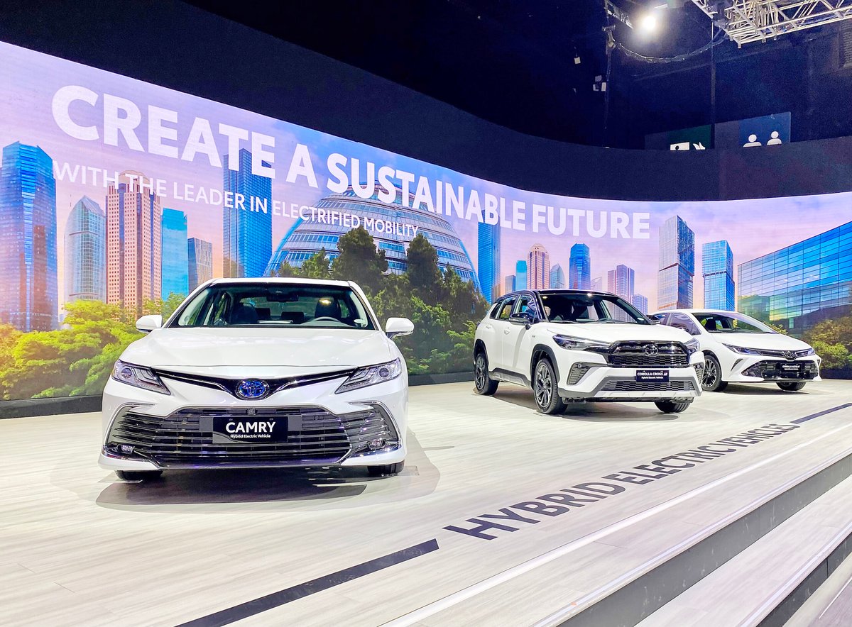 TOYOTA'S hybrid lineup is aimed toward a sustainable future.