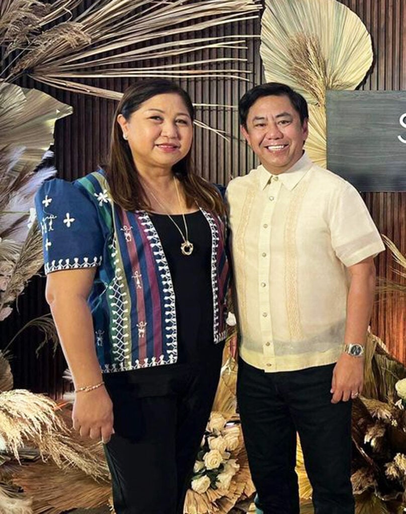 Representative Cindi Chan and Mayor Junard Chan.