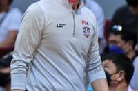 NLEX head coach Yeng Guiao during the PBA Governors' Cup semifinals game 1 at Mall of Asia Arena in Pasay, March 23, 2022. Photo by Rio Deluvio