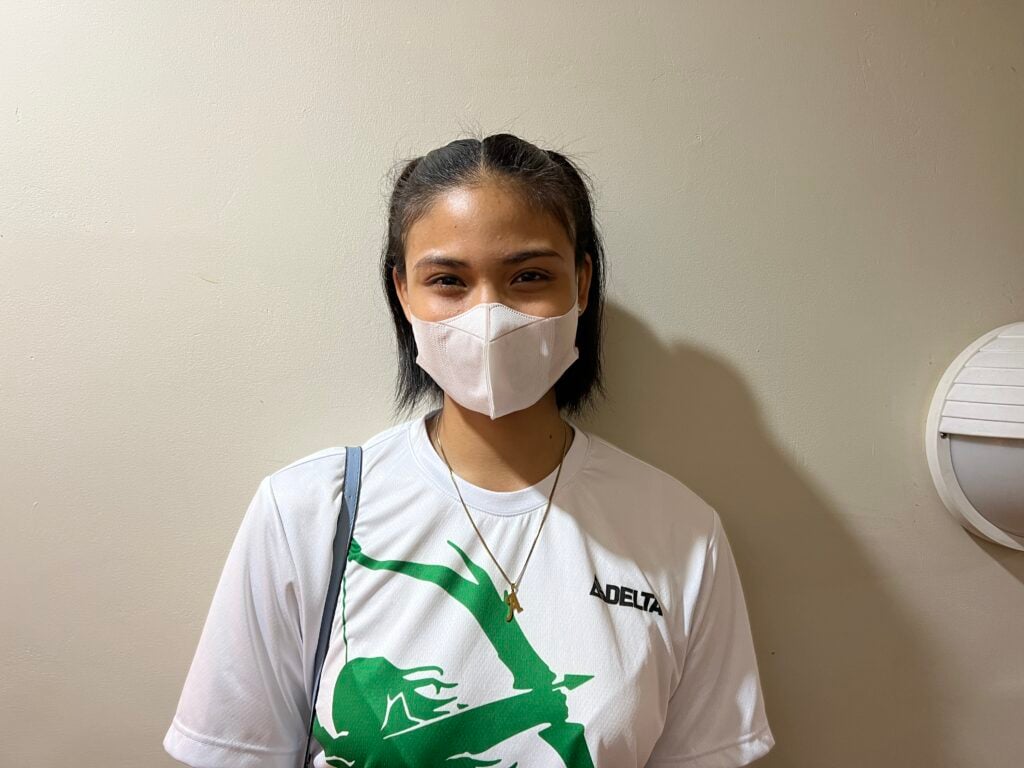 Angel Canino can't wait to step back inside the court and make her debut as part of De La Salle University.