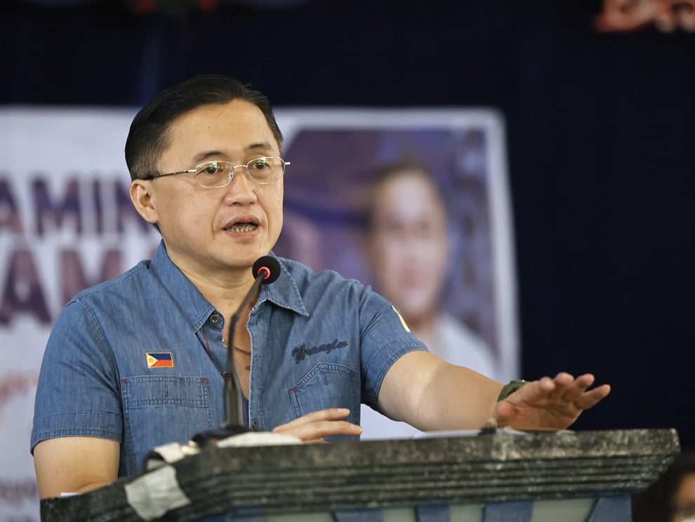 Bong Go leads Typhoon Egay relief efforts in Pontevedra