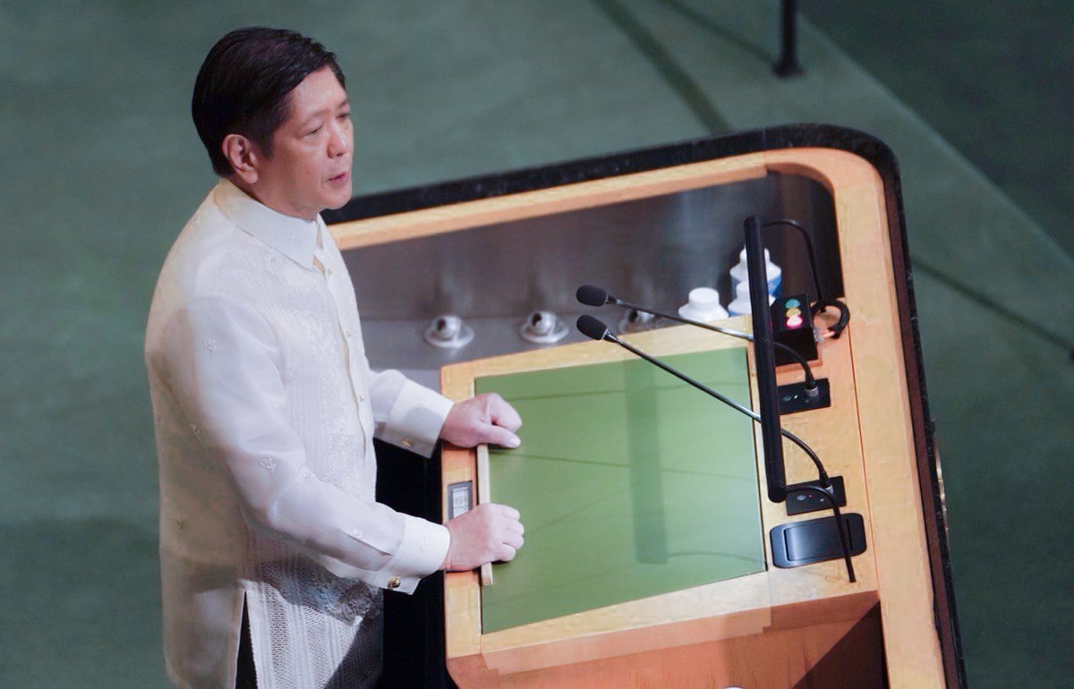 MARCOS AT THE UN: FOLLOW INT’L LAWS TO SETTLE CONFLICTS
