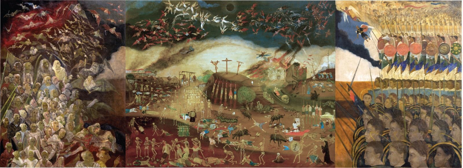 Photographs courtesy of Saul Hofileña Jr<br />'La pesadilla (The Nightmare),' oil on canvas, 4 feet x 11 feet, on permanent exhibit at the National Museum of the Philippines