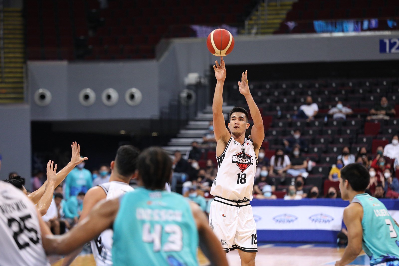 Troy Rosario posted 15 points and 10 rebounds in a fine debut for Blackwater. Photo courtesy of PBA Images.