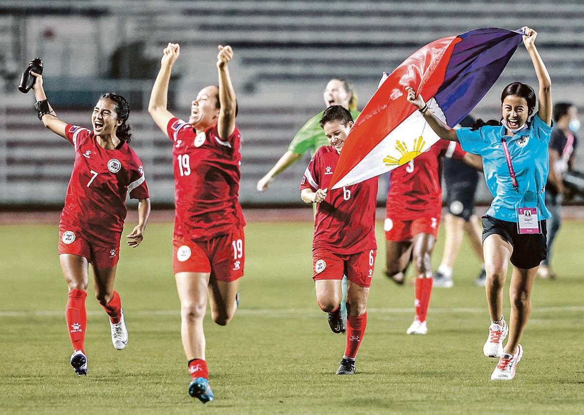 THE national women's football team overcomes great odds to book a ticket to the FIFA Women's World Cup.