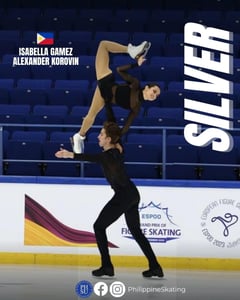 Pinay pair win first Phl medal in figure skating