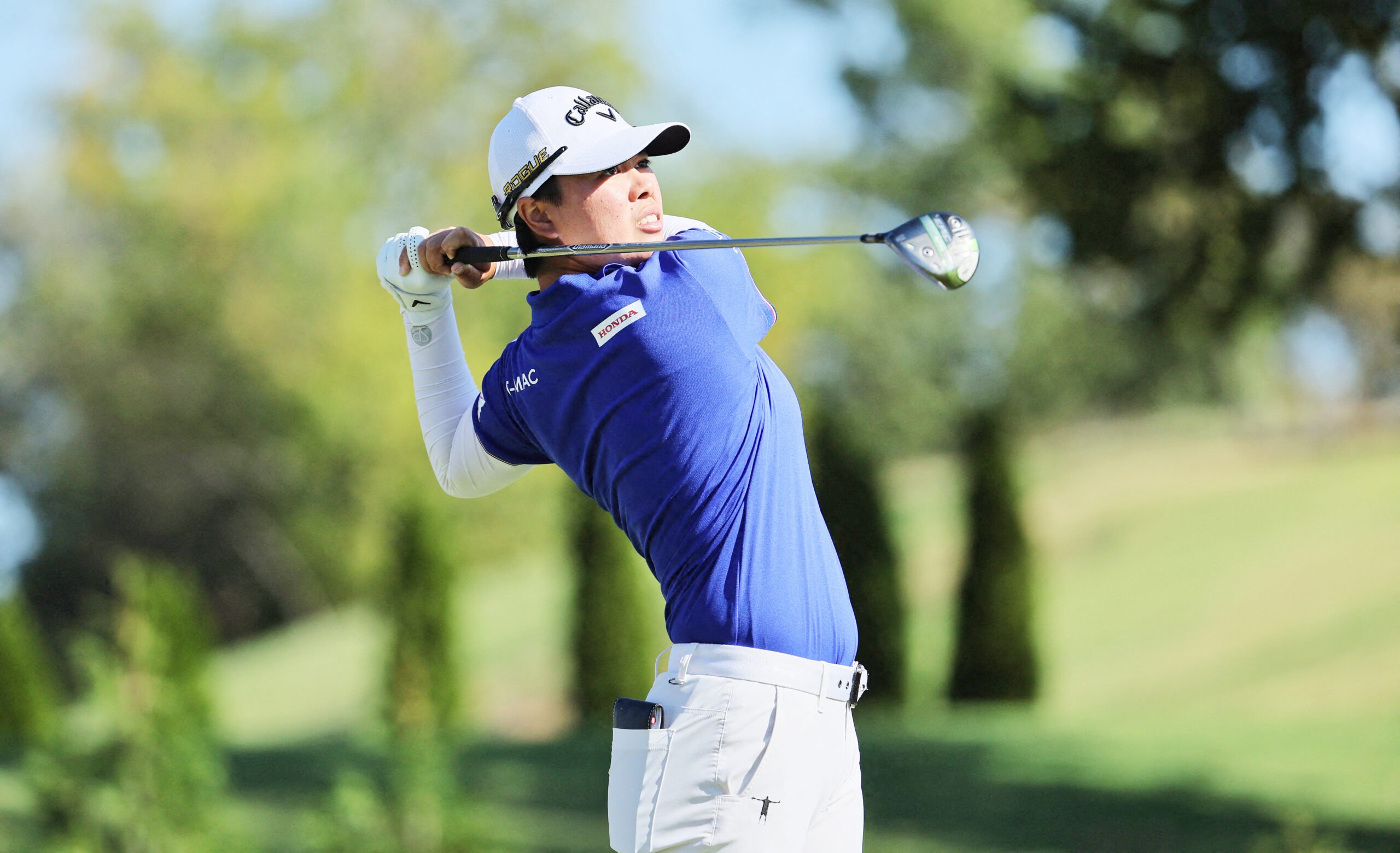 Yuka Saso finds a way to survive a bad day in the office, needing only 24 putts to finish one-under-par 71 in The Ascendant LPGA Benefiting Volunteers of America Championship in The Colony, Texas Friday. | Andy Lyons/Agence France-Presse