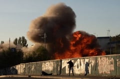 Kamikaze drones attack Kyiv