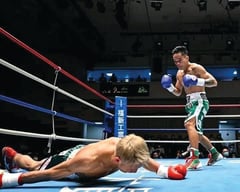 Domingo scores smashing KO win